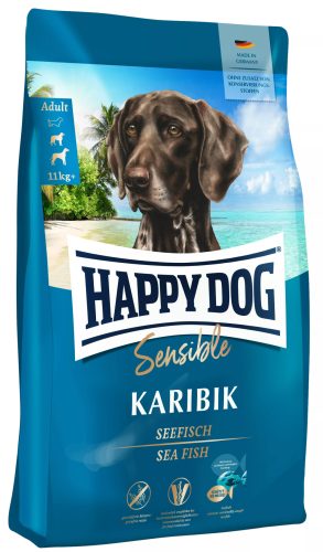 Happy Dog Supreme Karibik 12,5 kg száraz kutyaeledel érzékeny kutyák részére tengeri hallal
