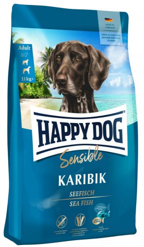 Happy Dog Supreme Karibik száraz kutyaeledel érzékeny kutyák részére tengeri hallal 1 kg