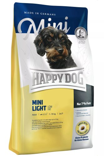 Happy Dog Mini Light Low Fat 4 kg száraz kutyaeledel kistermetű felnőtt hízásra hajlamos kutyáknak