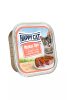 Happy Cat Minkas Duo prémium pástétom felnőtt macskáknak 100 g szárnyashússal, lazaccal