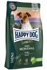Happy Dog Mini Montana 4 kg száraz kutyaeledel kistestű felnőtt érzékeny kutyáknak lóhússal