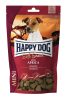 Happy Dog Soft Snack Mini Africa hypoallergén jutalomfalat kutyáknak 100 g strucc