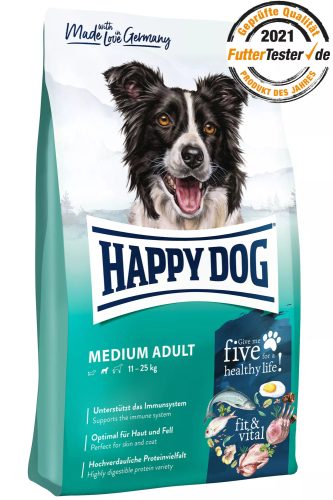 Happy Dog Fit & Vital Medium Adult 1 kg száraz kutyaeledel felnőtt közepes testű kutyáknak