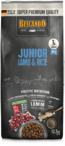 Belcando Junior Lamb Rice száraz kutyaeledel fiatal kutyák részére 12,5 kg bárány, rizs