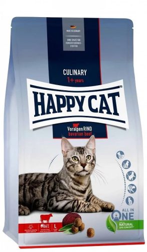 Happy Cat Culinary Adult száraz macskaeledel 1,3 kg felnőtt macskák részére marhahússal