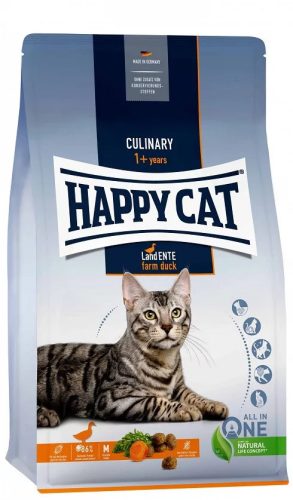 Happy Cat Culinary Adult száraz macskaeledel 4 kg felnőtt macskák részére kacsahússal