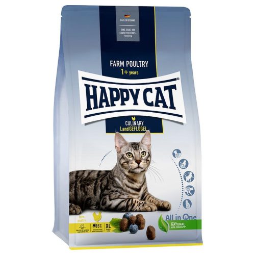 Happy Cat Culinary Adult száraz macskaeledel 1,3 kg felnőtt macskák részére baromfihússal