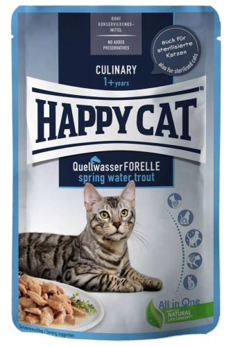 Happy Cat Pouch Culinary Adult alutasakos macskaeledel 85 g pisztránggal