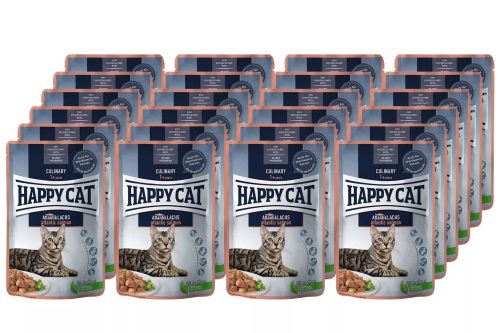Happy Cat Pouch Culinary Adult alutasakos macskaeledel 24 X 85 g lazaccal