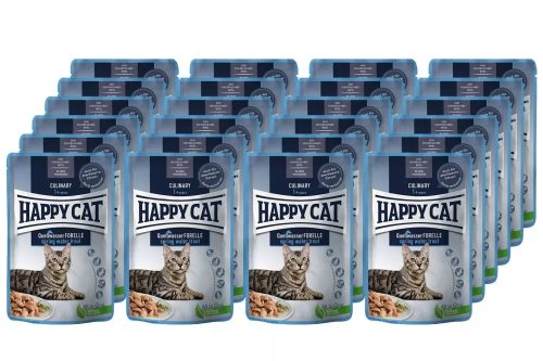 Happy Cat Pouch Culinary Adult alutasakos macskaeledel 24 X 85 g pisztránggal