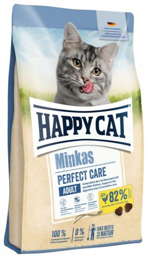Happy Cat Minkas Perfect Care száraz macskaeledel 500 g felnőtt macskák részére baromfihússal, rizzsel
