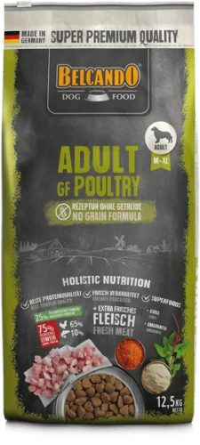 Belcando Adult Grain Free gabonamentes száraz kutyaeledel felnőtt kutyák részére 22,5 kg baromfi