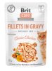 Brit Care Cat Filets in Gravy alutasakos macskaeledel felnőtt macskák részére 85 g csirkehússal