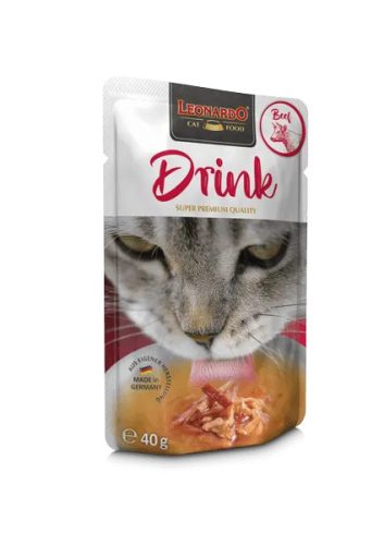 Leonardo Drink alutasakos macskaital marhahússal 40 g