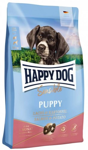 Happy Dog Supreme Puppy Salmon Potato 1 kg száraz kutyaeledel közepes- és nagytestű kölyökkutyáknak lazaccal, burgonyával