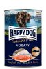 Happy Dog Sensible Pur Norway színhús monoprotein konzerv kutyaeledel 400 g lazac
