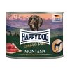 Happy Dog Sensible Pur Montana színhús monoprotein konzerv kutyaeledel 200 g lóhús
