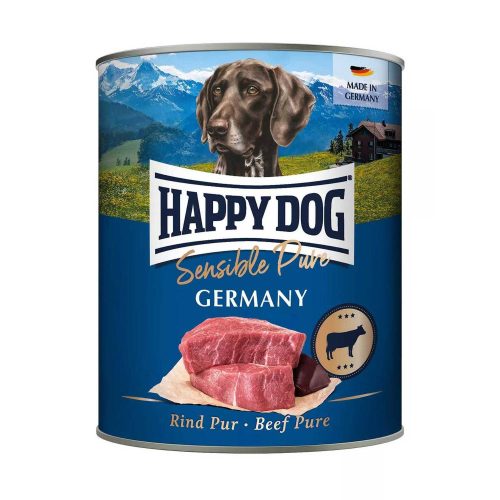 Happy Dog Sensible Pur Germany színhús monoprotein konzerv kutyaeledel 800 g marhahús