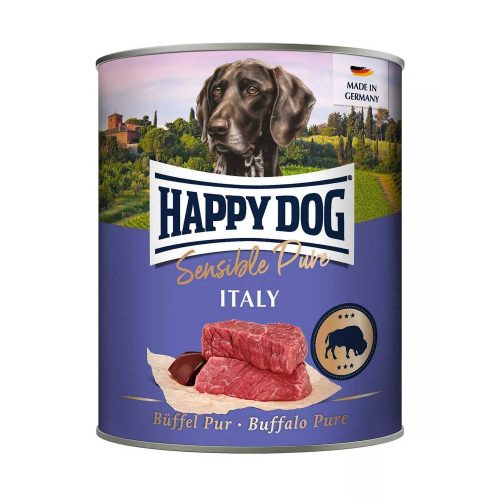 Happy Dog Sensible Italy színhús monoprotein konzerv kutyaeledel 800 g bivalyhús