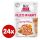 Brit Care Cat Filets in Gravy alutasakos macskaeledel felnőtt macskák részére 24 x 85 g lazaccal