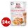 Brit Care Cat Filets in Gravy alutasakos macskaeledel felnőtt macskák részére 24 x 85 g pulyka lazachússal