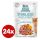 Brit Care Cat Sterilised Filets in Gravy alutasakos macskaeledel felnőtt ivartalanított macskák részére 24 x 85 g nyúlhússal