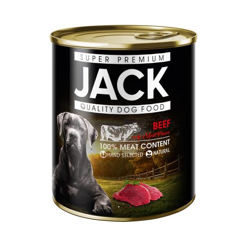 JACK konzerv kutyaeledel 800 g marha