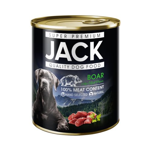 JACK konzerv kutyaeledel 800 g vadhús