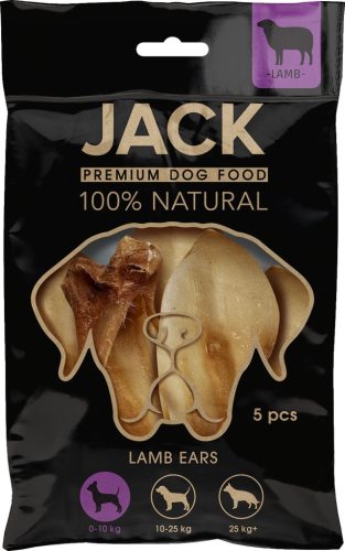 JACK jutalomfalat kutyáknak 5 db bárányfül