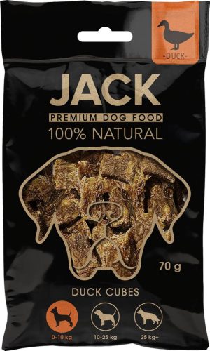 JACK jutalomfalat kutyáknak 70 g kacsa falatok
