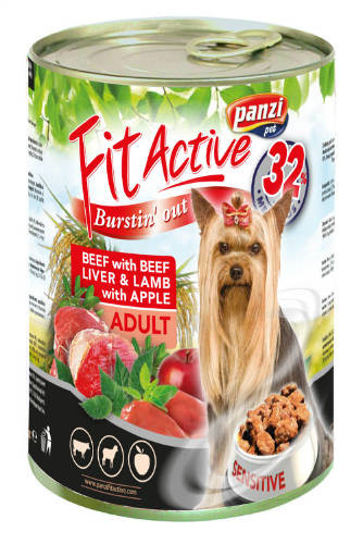 FitActive Adult - nedveseledel (marha, máj, bárány) felnőtt kutyák részére 415 g