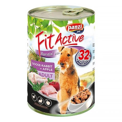 FitActive Adult - nedveseledel (liba, nyúl, alma) felnőtt kutyák részére 1240 g
