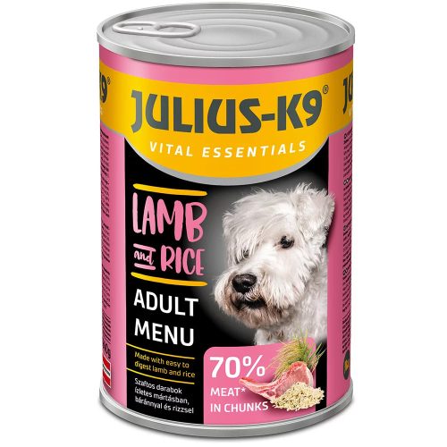 JULIUS K-9 konzerv kutya Bárány-rizs 1240 g