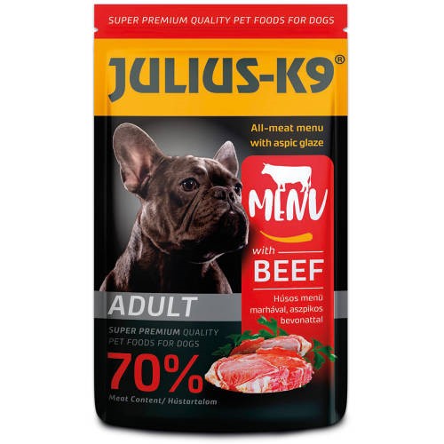 Julius-K9 Dog Adult Beef - nedveseledel (marha) felnőtt kutyák részére 125 g
