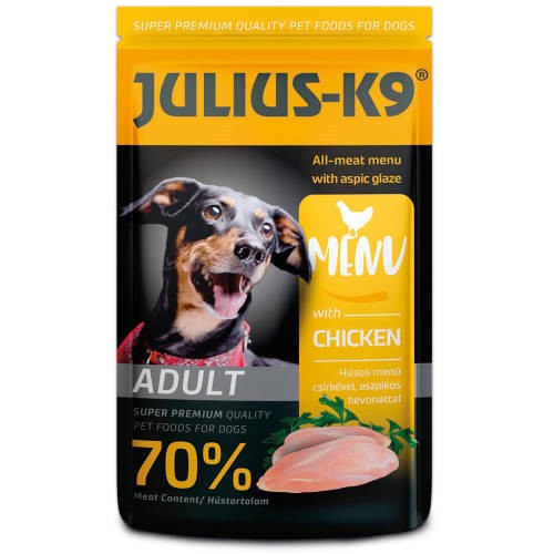 Julius-K9 Dog Adult Beef - nedveseledel (csirke) felnőtt kutyák részére 125 g