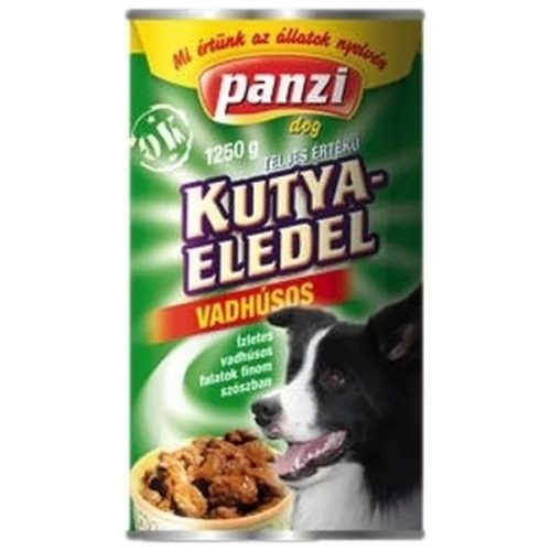 Panzi Regular konzerv - vadhús - kutyáknak 1240 g