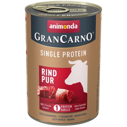  Animonda GranCarno Adult Single Protein konzerv - felnőtt kutyák részére, marhahússal 400 g