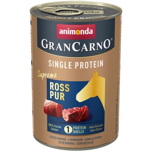  Animonda GranCarno Adult Single Protein konzerv - felnőtt kutyák részére, lóhússal 400 g