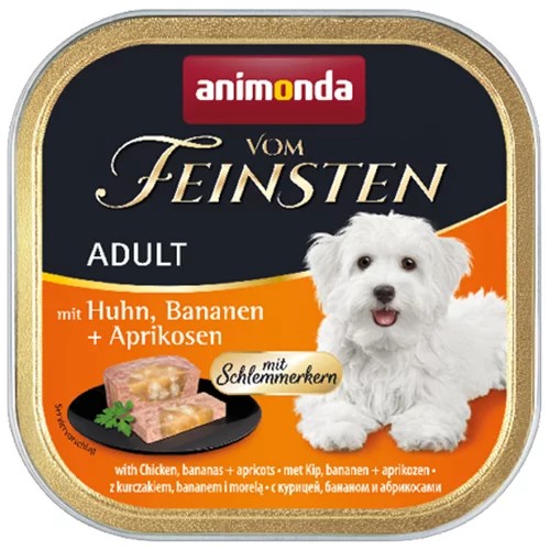 Animonda Vom Feinsten Gourmet (csirke, banán, sárgabarack) alutálkás -felnőtt kutyák részére 150 g
