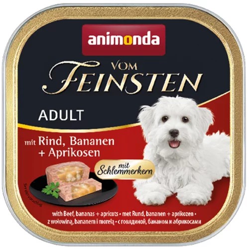  Animonda Vom Feinsten Gourmet (marha, banán, kajszbarack) alutálkás - felnőtt kutyák részére 150 g