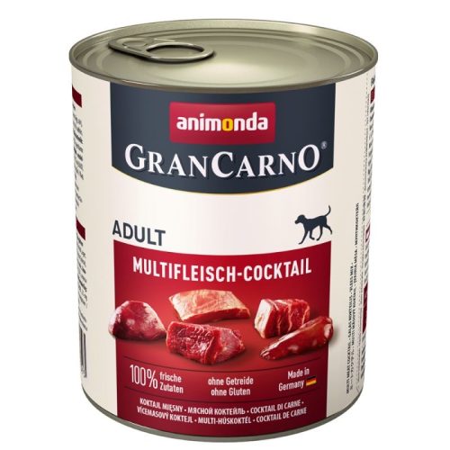 Animonda GranCarno Adult (multihús-koktél) konzerv - Felnőtt kutyák részére 800 g