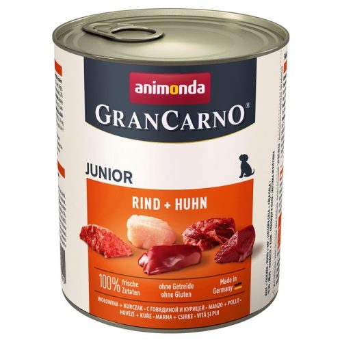 Animonda GranCarno Junior (marha, csirke) konzerv - Kölyök kutyák részére 800 g