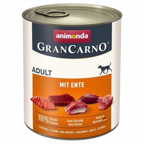 Animonda GranCarno Adult (kacsa) konzerv - felnőtt kutyák részére 800 g