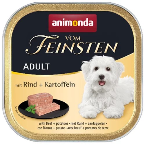 Animonda Vom Feinsten Adult (marha, burgonya) alutálkás - Felnőtt kutyák részére 150 g 