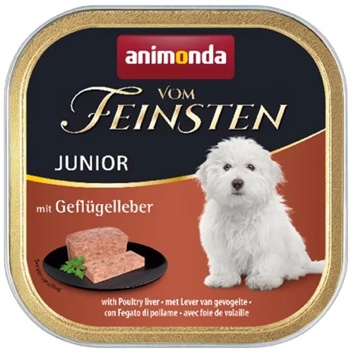 Animonda Vom Feinsten Junior (baromfimáj) alutálkás - Kölyök kutyák részére 150 g