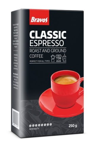 Bravos classic espresso őrölt kávé 250 g