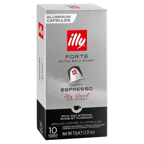 Illy Espresso Forte - Nespresso kompatibilis kávékapszula 10 db
