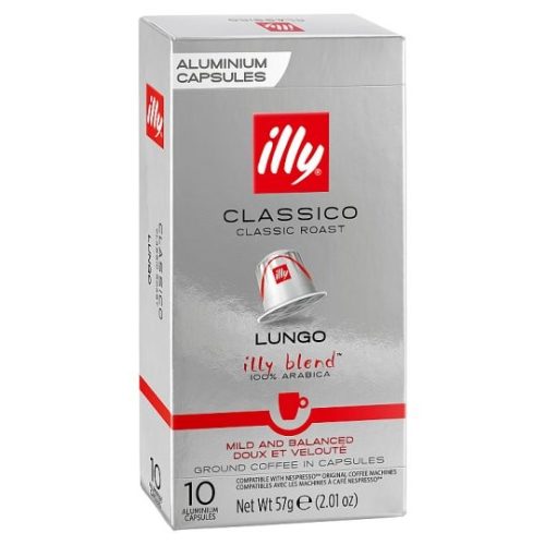 Illy Lungo Classico - Nespresso kompatibilis kávékapszula 10 db