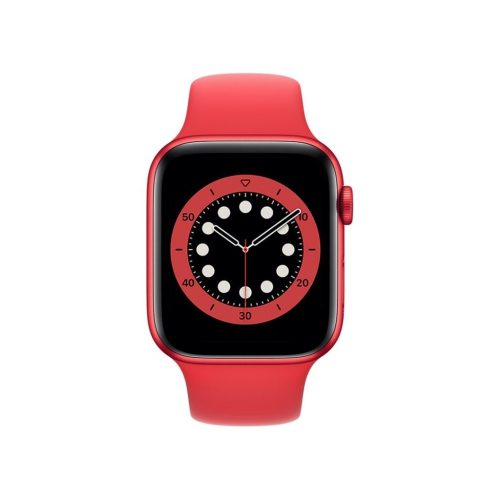 Apple Watch Series 6 GPS 44mm (PRODUCT)RED alumíniumtok, (PRODUCT)RED sportszíj