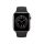 Apple Watch Series 6 GPS+Cellular 44mm grafitszínű rozsdamentesacél tok, fekete sportszíj 